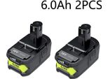Per Ryobi 18V One+, Adattatore Per Batteria Li-Ion 6A, Compatibile Con P107 RB18L50 RB18L20 P108, Colore Oro