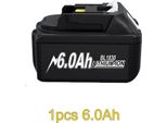 Per La Batteria Makita 18V 6Ah, Batteria Di Ricambio 18650 Li-Ion, Compatibile Con BL1830/BL1840/BL1850, Grigio, Confezione Da 1 Pz
