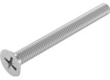 Seccaro Vite A Testa Svasata M6 X 60 Mm, Acciaio Inox V2A Va A2, Din 965, Intaglio A Croce / Pz, 20 Pezzi