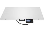Bilancia Per Animali - Bilancia A Piattaforma - Portata 300 Kg - Piattaforma 103,5 X 53 Cm - Acciaio Inox - Display Lcd - Spina Ue - Unità Di Misura Kg/Lb/Oz - Argento