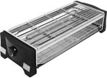 Grill Elettrico Per Interni 2200 W, Grill Da Tavolo, Temperatura Regolabile, Griglia Antiaderente, Vaschetta Raccogli Olio