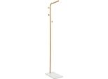Appendiabiti A L - Appendiabiti A Piantana - Portata 35 Kg - Base Robusta - Altezza 170 Cm - Ferro E Ardesia - Oro
