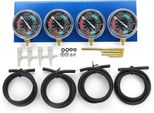Tester Di Sincronizzazione Del Carburatore Per Moto - Set Di Vacuometri - Per Motori A 4 Cilindri - Sincronizzazione Del Carburatore - Equilibratore Del Vuoto - Nero