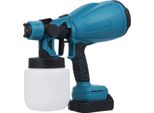 Spruzzatore - Pistola A Spruzzo Ad Alta Pressione - 210 W - 3 Tipi Di Spruzzo - Serbatoio Da 800 Ml - 38.000 Giri/Min - Spina Ue - - Blu