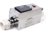 Riscaldatore Elettrico Per Piscine, 3 Kw, Acciaio Inox, Termostato, Per Piscine, Argento
