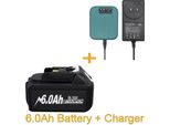 Batteria Di Ricambio Makita 18V Li-Ion, Rosa, Compatibile Con BL1830/BL1840/BL1860/BL1890, Con Caricabatterie