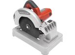 Sega Elettrica A Croce Per Metalli - Troncatrice/Sega Circolare - 1200 W - Lama Da 185 Mm - Angolo 0-45° - Profondità Di Taglio 50 Mm - 5000 Giri/Min - Spina Ue - Rosso