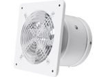 Ventilatore Da Bagno, Ventilatore Da Parete Ø150 Mm, Scarico Silenzioso Dell'aria Per Cucina/Bagno/Wc, Bianco