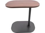 Tavolino A C, Tavolino Da Caffè, Regolabile In Altezza 45-80 Cm, Per Soggiorno/Studio/Camera Da Letto/Ufficio, Marrone