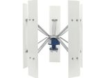 Generatore Eolico Da 500W, Turbina Eolica Ad Asse Verticale Con 5 Pale Del Rotore, 24V, A Bassa Rumorosità, Bianco