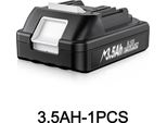 Batteria 18V Li-Ion 18650 Compatibile Makita, Sostituisce BL1830/BL1860/BL1890 LXT400, Viola