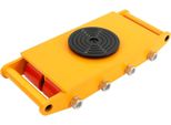 Carrello Portamacchine, Modello M75, Tavola Girevole A 360°, 8 Ruote, Rettangolare