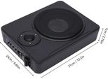 Subwoofer Attivo Per Auto Ultrapiatto, 8 Pollici 600W Sotto Il Sedile, Alloggiamento Sottile In Metallo 12V, Deep Sapphire