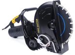 Sega Per Calcestruzzo E Muratura - Troncatrice Elettrica - 2800 W - Spina 220 V Eu - 4600 Giri/Min - Profondità Di Taglio 2-12 Cm - Tagli A 90° - Con Tubo Dell'acqua E Pompa - Nero