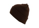 Cappello Invernale Da Uomo Urban Classics Beanie Basic Flap Versione Lunga Cioccolato - Uni