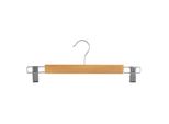 5 Five Simply Smart - 3 Appendiabiti Con Clip In Metallo Legno
