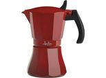 Caffettiera Italiana Jata HCAF2012 * Alluminio Rosso (12 Tappi)