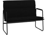 Syfax™ Panca Nera 100X64X80 Cm In Tessuto