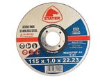 Disco Da Taglio Stayer Inox Standard Ø 115 Mm Extra Fine 10 Pezzi