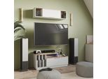 Vicco Lowboard Betti, 120 X 49.9 Cm, Bianco/Sonoma