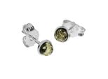 Paar Ohrstecker OSTSEE-SCHMUCK "Ostsee-Schmuck Ohrstecker Classic 4 Mm Ohrstecker Classic 4 Mm", Weiß, Ohrringe, Damen, 5Mm Rund, Silber 925 (Sterlingsilber)