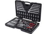 Set Di Chiavi A Bussola 1/4-3/8-1/2" 124 Pz. Cricchetti 72T, In Valigetta Di Plastica"