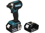 Makita DTD153RTJ - Avvitatore A Impulsi - A Batteria - Attacco Esagonale Da 1/4 Di Pollice 6,35 Mm - 170 N-M - 2 Batterie