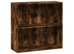 Syfax™ Libreria Rovere Fumo 80X30X77 Cm In Legno Multistrato
