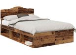 Syfax™ Struttura Del Letto Legno Vecchio 120 X 190 Cm Pino Massello