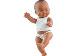 Paola Reina Gordi Baby Doll Pelle Scura Ragazza Biancheria Intima 34Cm - Bambola Gioco Realistica