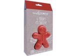6 Stampi In Silicone Per Omini Di Pan Di Zenzero