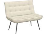 Syfax™ Panca Crema 110X74X84 Cm In Velluto