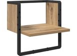 Syfax™ Scaffale Da Parete Rovere Artigianale 30 X 25 X 30 Cm