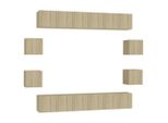 Syfax™ Set Di Mobili Porta Tv 10 Pz Rovere Sonoma In Legno Multistrato