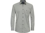 Redmond Camicia Casual Uomo Manica Lunga Kent Comfort Fit Verde Fantasia L
