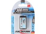Ansmann - Batteria Ricaricabile Nimh 9V PP3 Tipo-300 270Mah Maxe Confezione Singola
