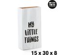Bigbuy Home Bag De Papel Small Oh My Home (15 X 30 X 8 Cm), Multicolore, Taglia Unica