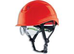 Casco Di Sicurezza Uvex Pheos S-KR Ies 9772342 Rosso Con Prese D'aria