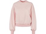 Urban Classics - Donna - Girocollo Oversize In Colore Melange Rosa Melange - Xs