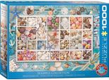 Puzzle Da 1000 Pezzi Collezione Conchiglie Marittime
