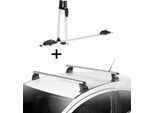 1X Vdp Portabiciclette Alu Premium + Portapacchi Vdp Evo Alu Compatibile Con Bmw Serie 3 (E46) 4 Porte 1998-2005