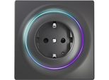 Fibaro FGWOF-011-8 Fibaro Walli Outlet Type F FGWOF-011-8 Schwarz