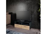 Vicco Mobile Tv Diego, 95 X 38 Cm, Antracite/Quercia Dorata