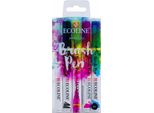 Talens Ecoline - Penna A Pennello Ecoline Primary Penny Con 5 Colori Soffio A 5 Pezzi