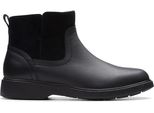 Clarks Stivali Da Donna In Pelle Nera Un Elda Lo Con Cerniera 40