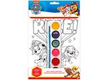 Paw Patrol Psi Patrol Set Creativo Da Colorare PW19755 Kids Euroswan