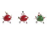 Decorazione Natalizia Dkd Home Decor Renna In Metallo (19 X 14 X 13 Cm) (3 Pz)