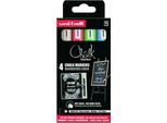 Uni-Ball PWE5M/4PFASS15 Uni-Ball Pennarello A Gesso Pennarello A Gesso PWE5M/4 Pf, Confezione Da 4 Pz