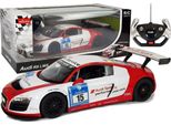 Auto R/C Audi R8 Lms Rastar 1:14 Bianco-Rosso