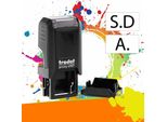 Timbro Di Testo Trodat, Personalizzabile Printy 4907 Autoinchiostrante Nero